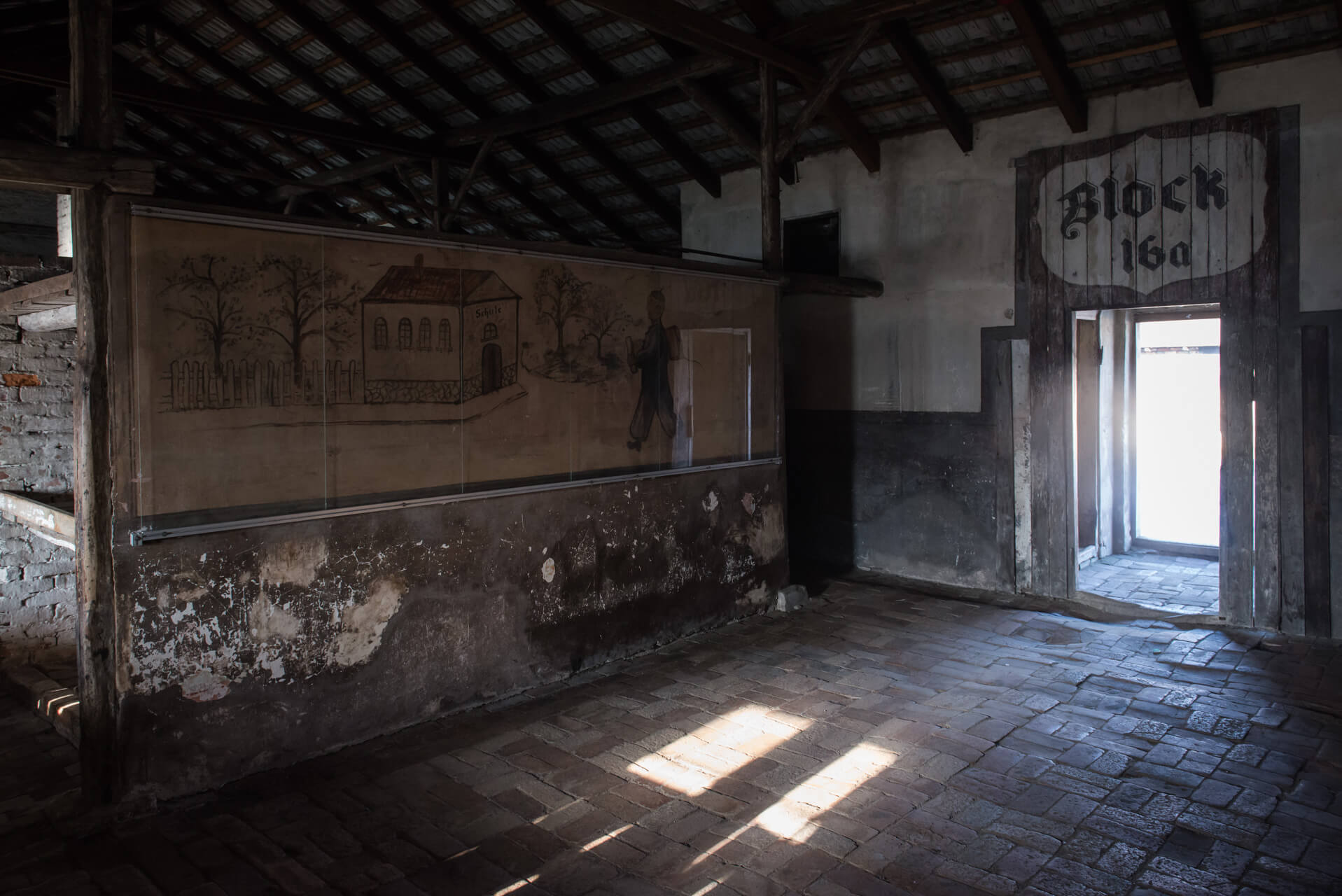 Kinderbaracke, Vernichtungslager Auschwitz-Birkenau, Kinderbaracke; Fotograf Steffen Lohse