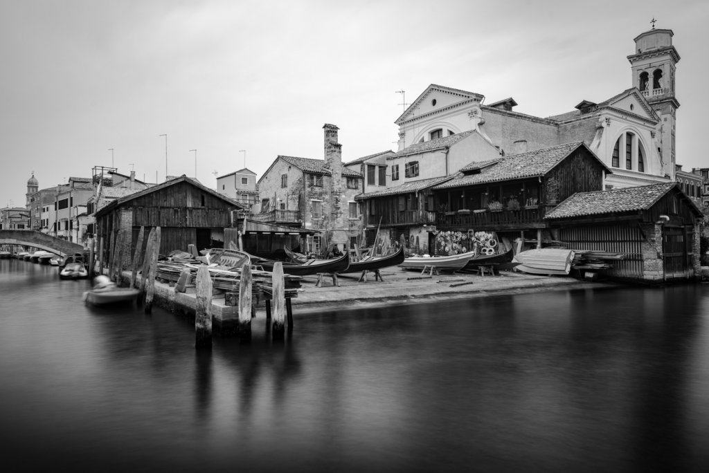 Venice Gondola dockyard