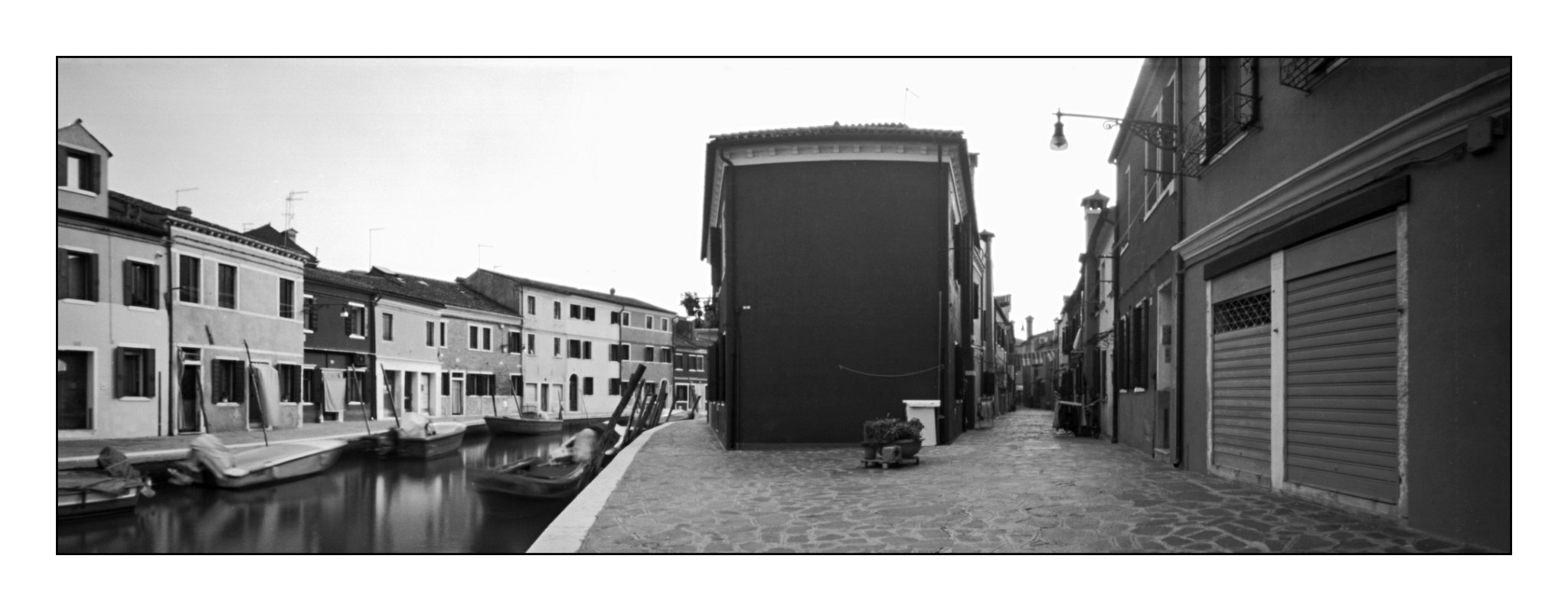 Burano, Lochkamera 16x7 analog: Venedig, Fotograf: Steffen Lohse