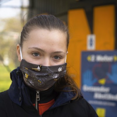 Portraits – people wearing protective masks