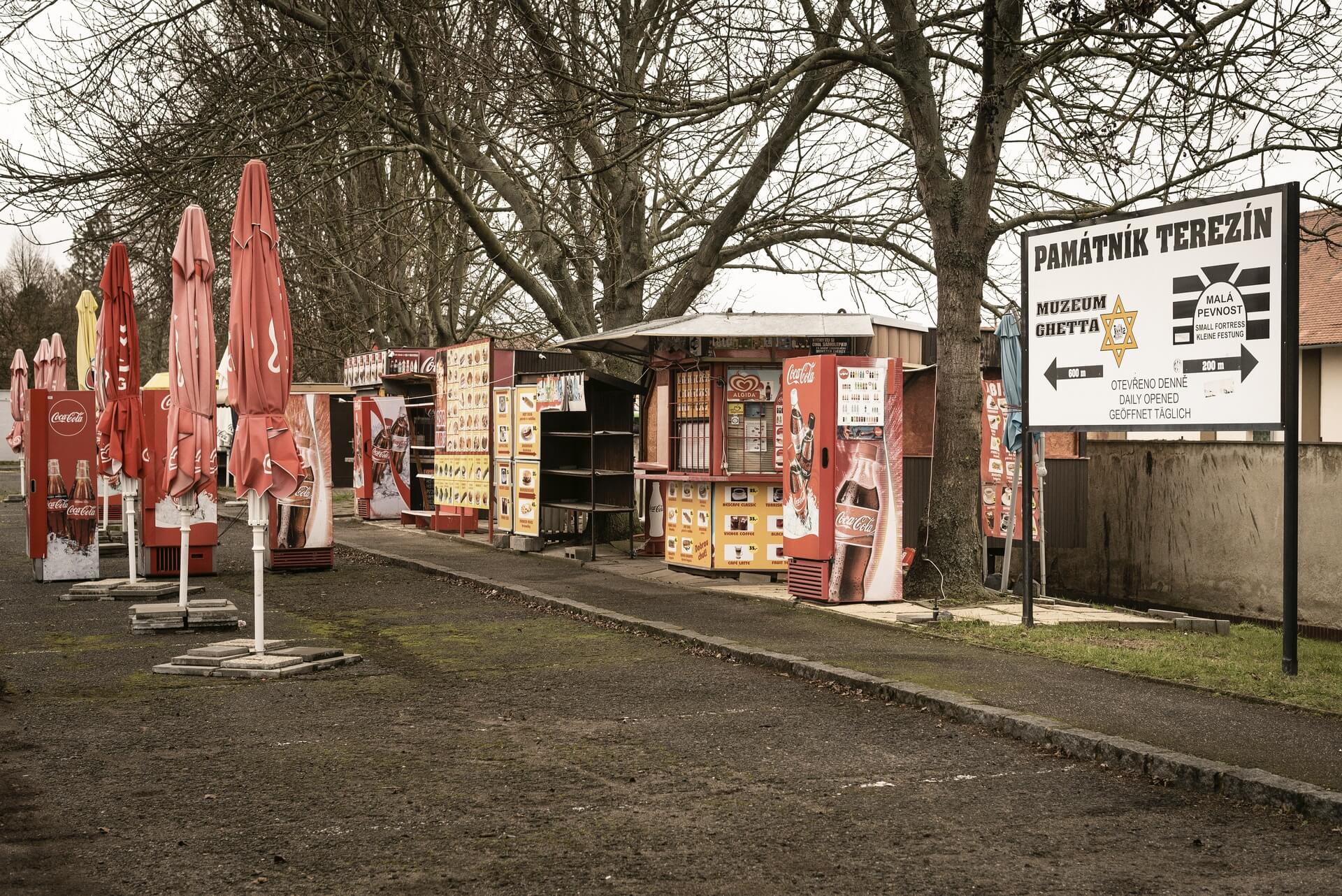 Theresienstadt - Imbiss am Parkplatz zur Kleinen Festung